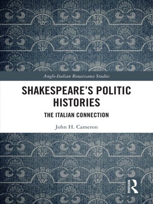 cover image of Shakespeare's Politic Histories